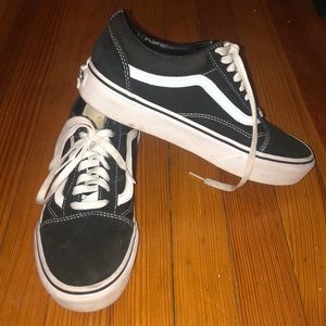 platform old skool vans